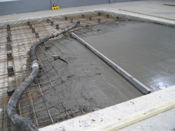 Concrete Being Poured